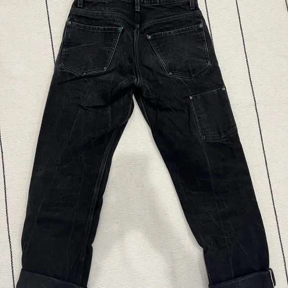 Grease Point Workwear Work Jean - 13.5 oz kaihara Black Selvedge Denim